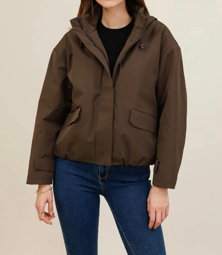 Imperméable Mi saison Chocolat