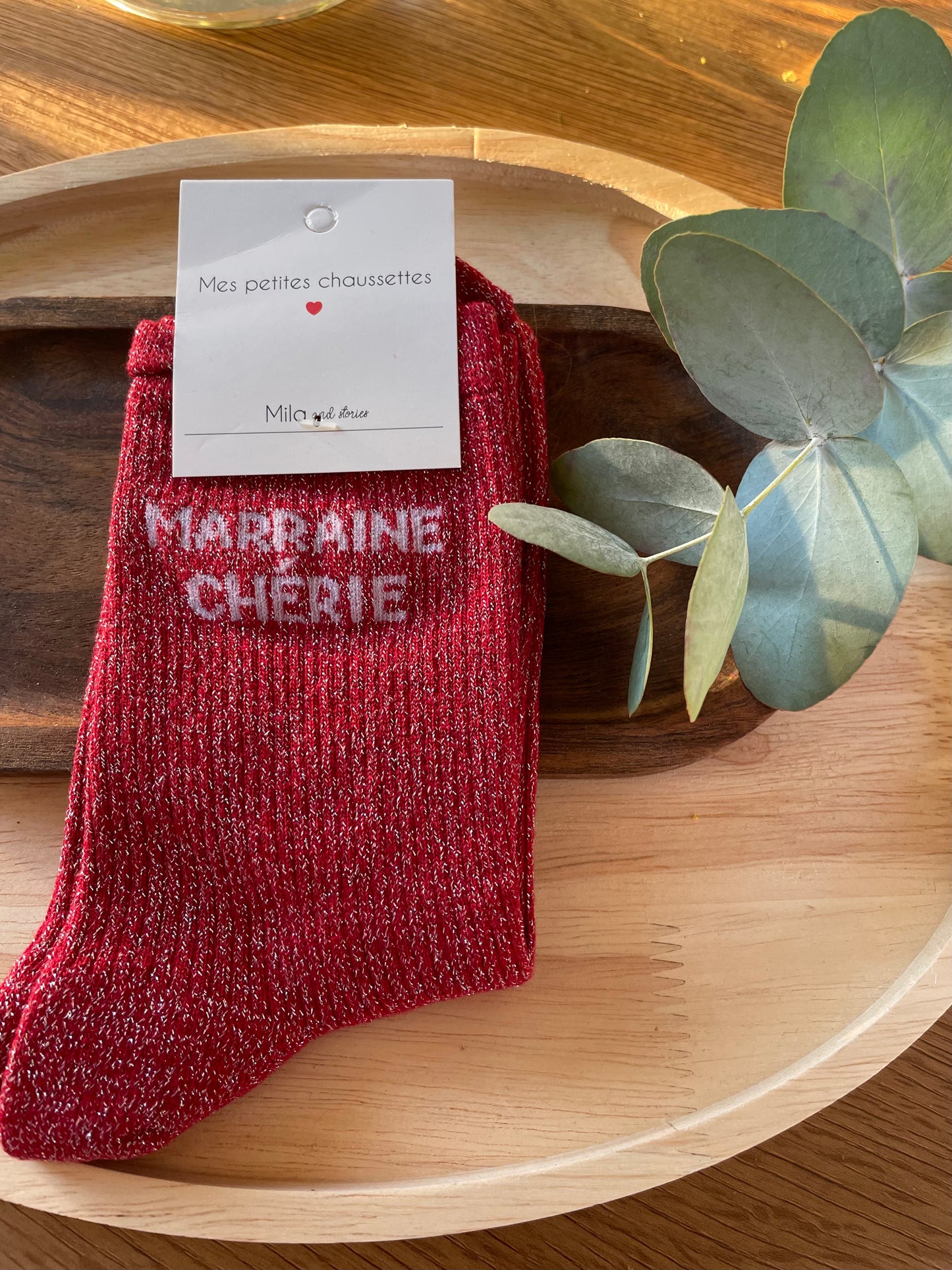 Paire de chaussettes Message