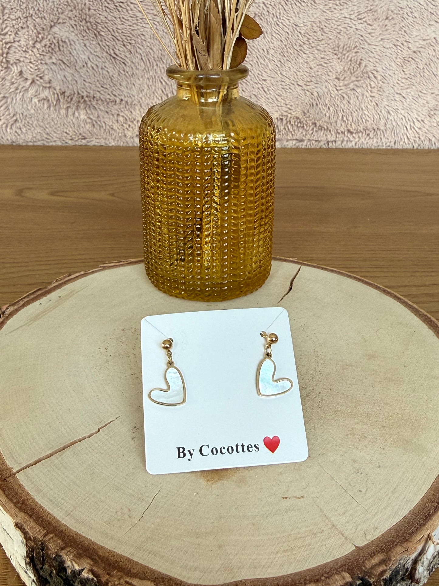 Boucles d'oreilles Coeur°