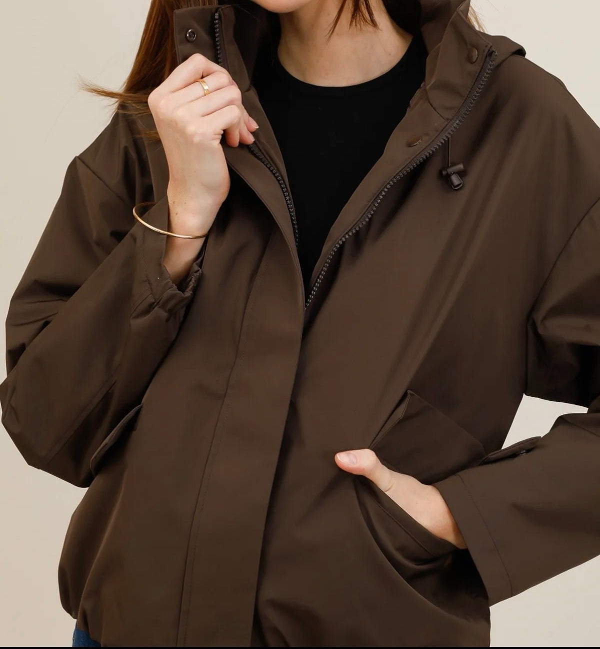 Imperméable Mi saison Chocolat