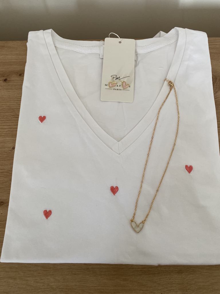 Tee-shirt cœur