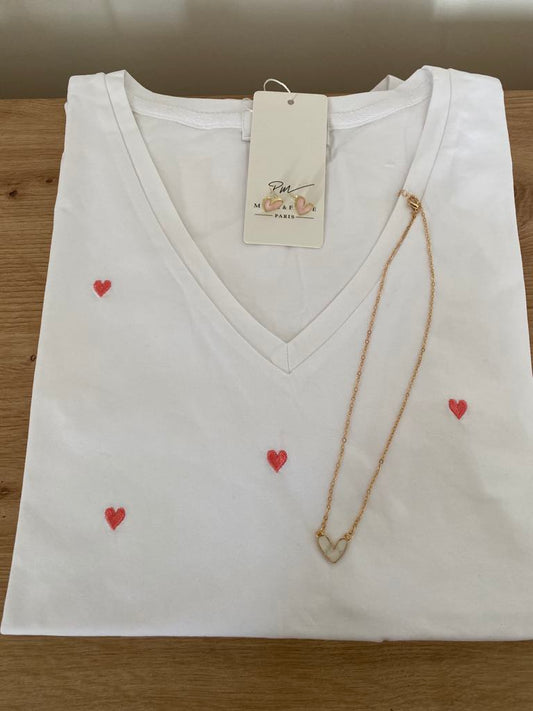 Tee-shirt cœur