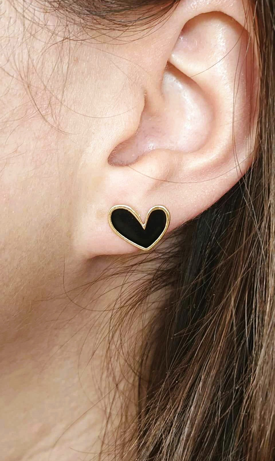 Boucles d'oreilles cœur