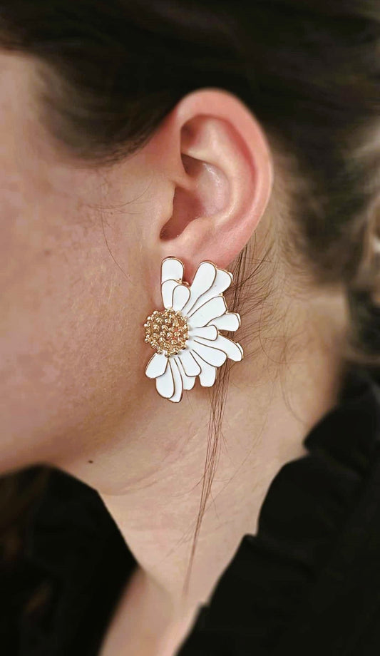 Boucles d'oreilles fleurs