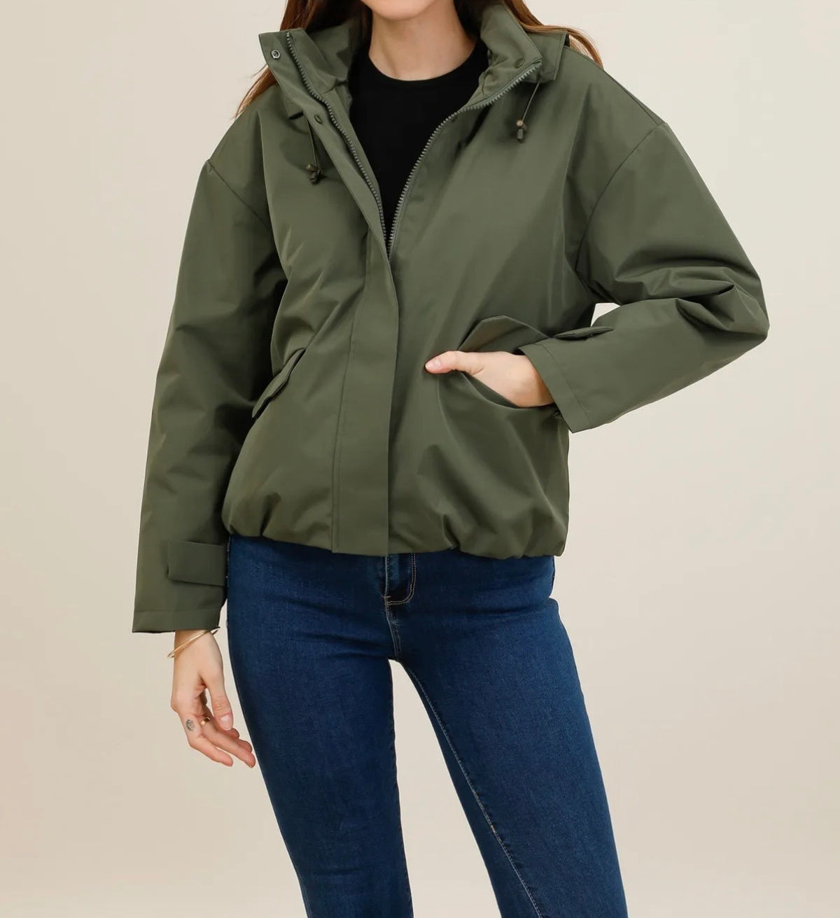 Imperméable Mi saison Kaki
