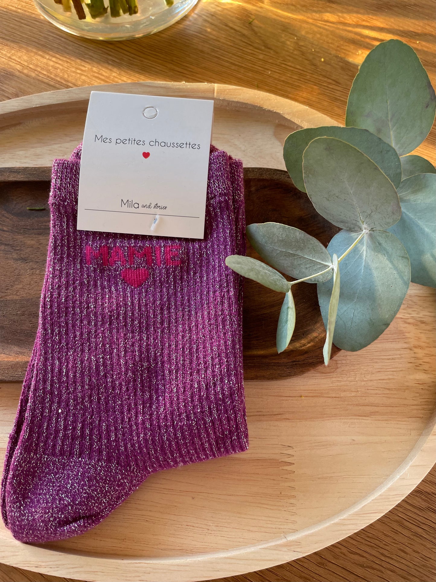 Paire de chaussettes Message