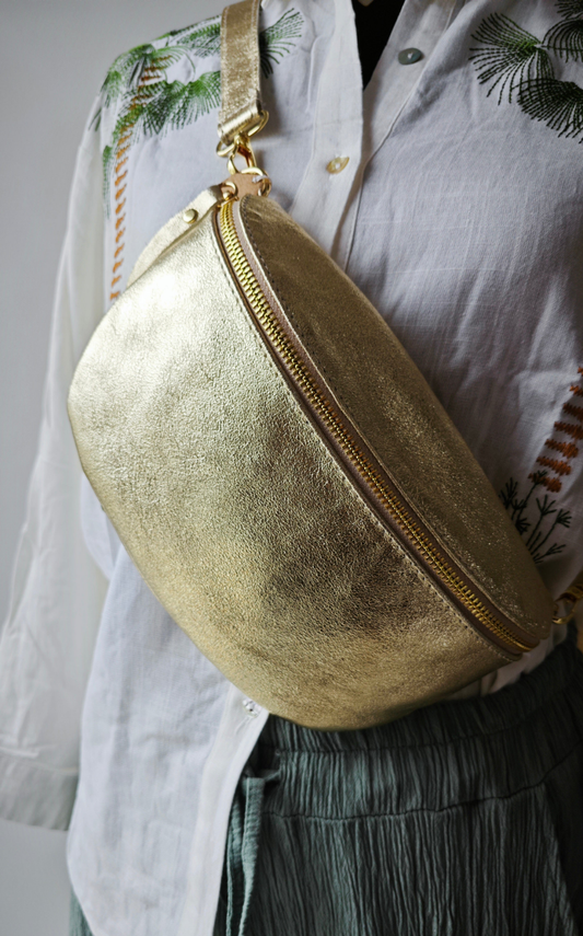 Sac Banane gold