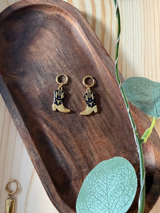 Boucle d’oreilles cow-girl