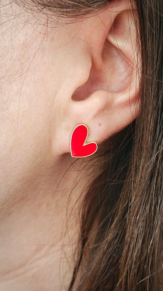 Boucles d'oreilles cœur