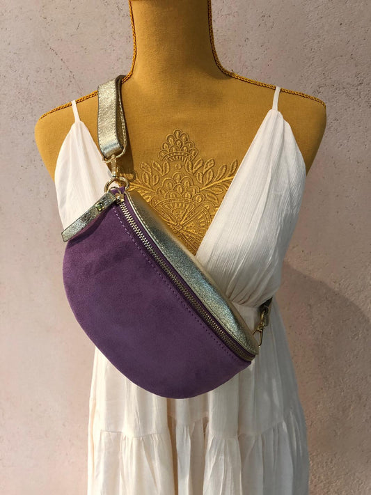 Sac banane bicolore