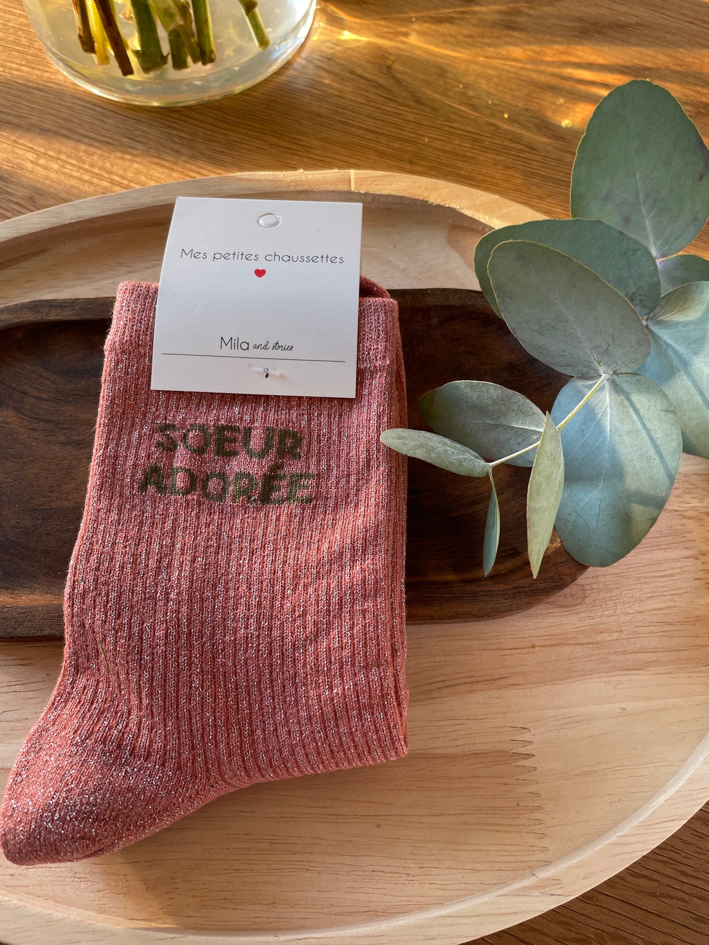 Paire de chaussettes Message