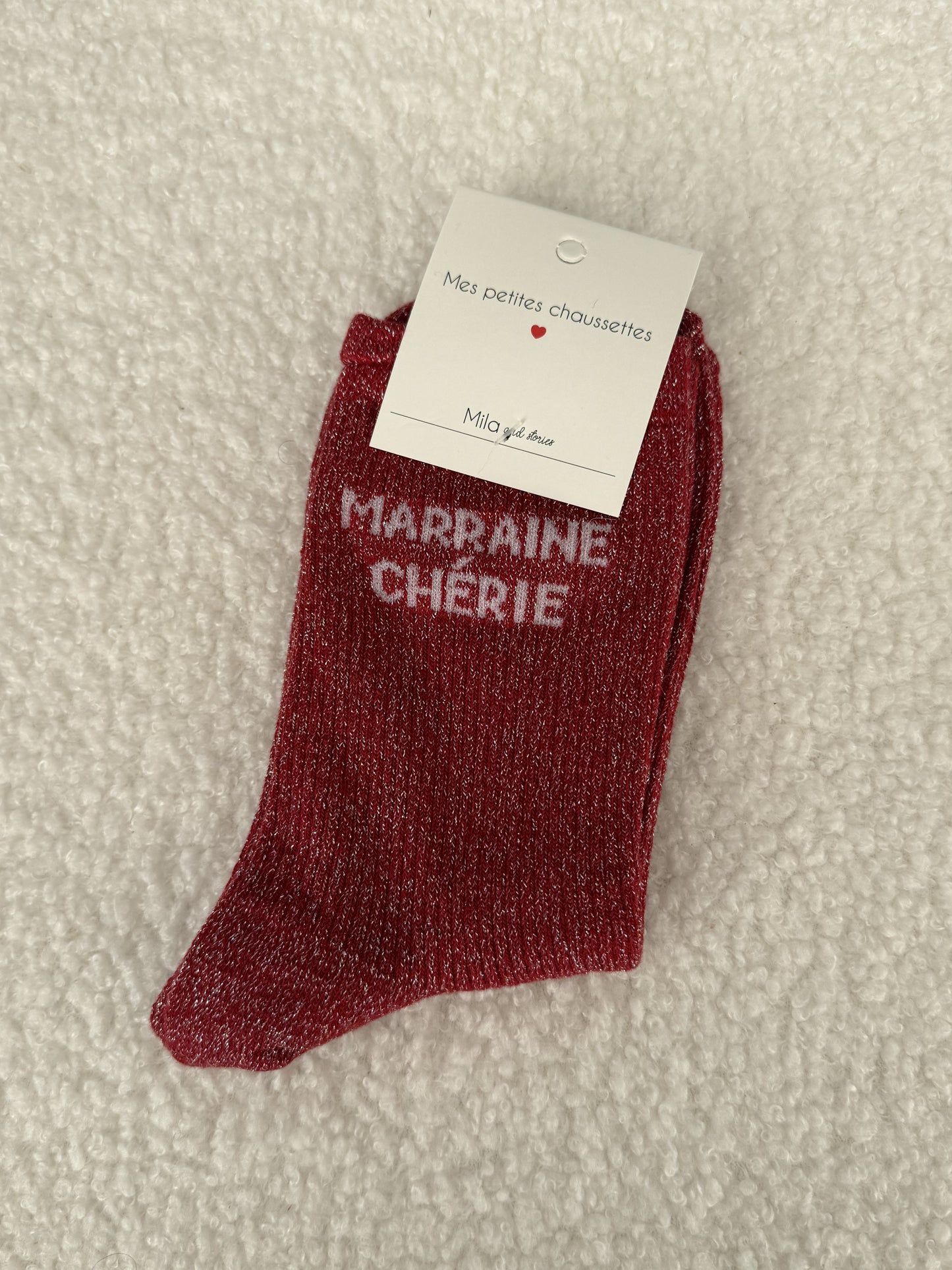 Paire de chaussettes Message