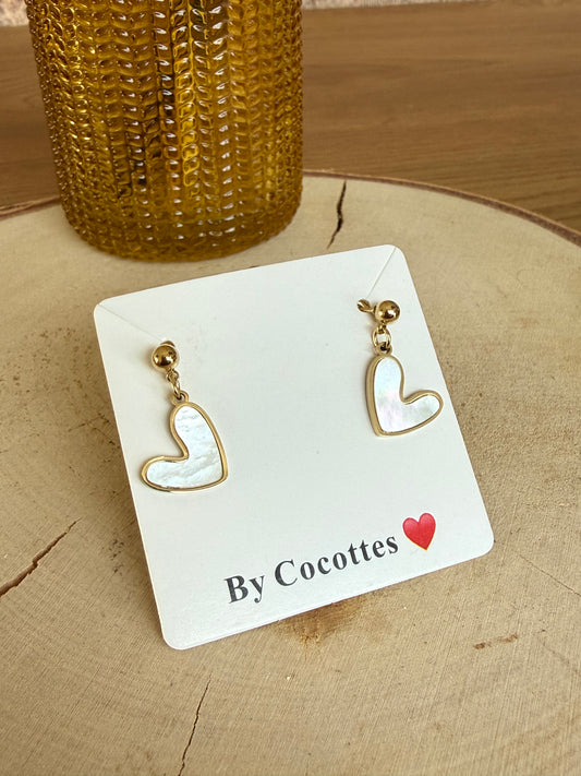 Boucles d'oreilles Coeur°