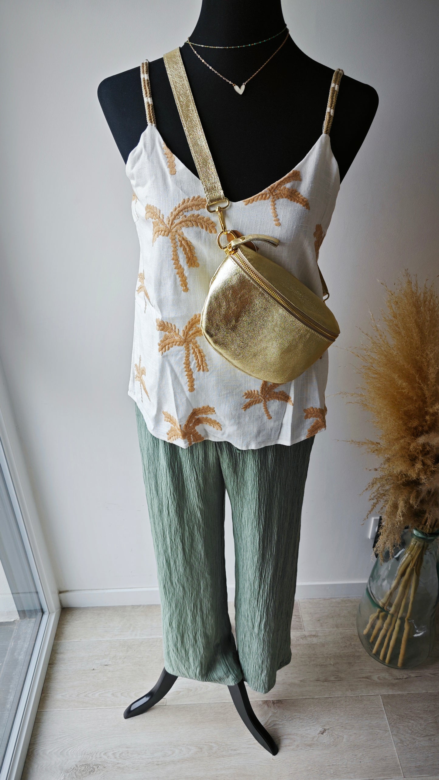 Sac Banane gold