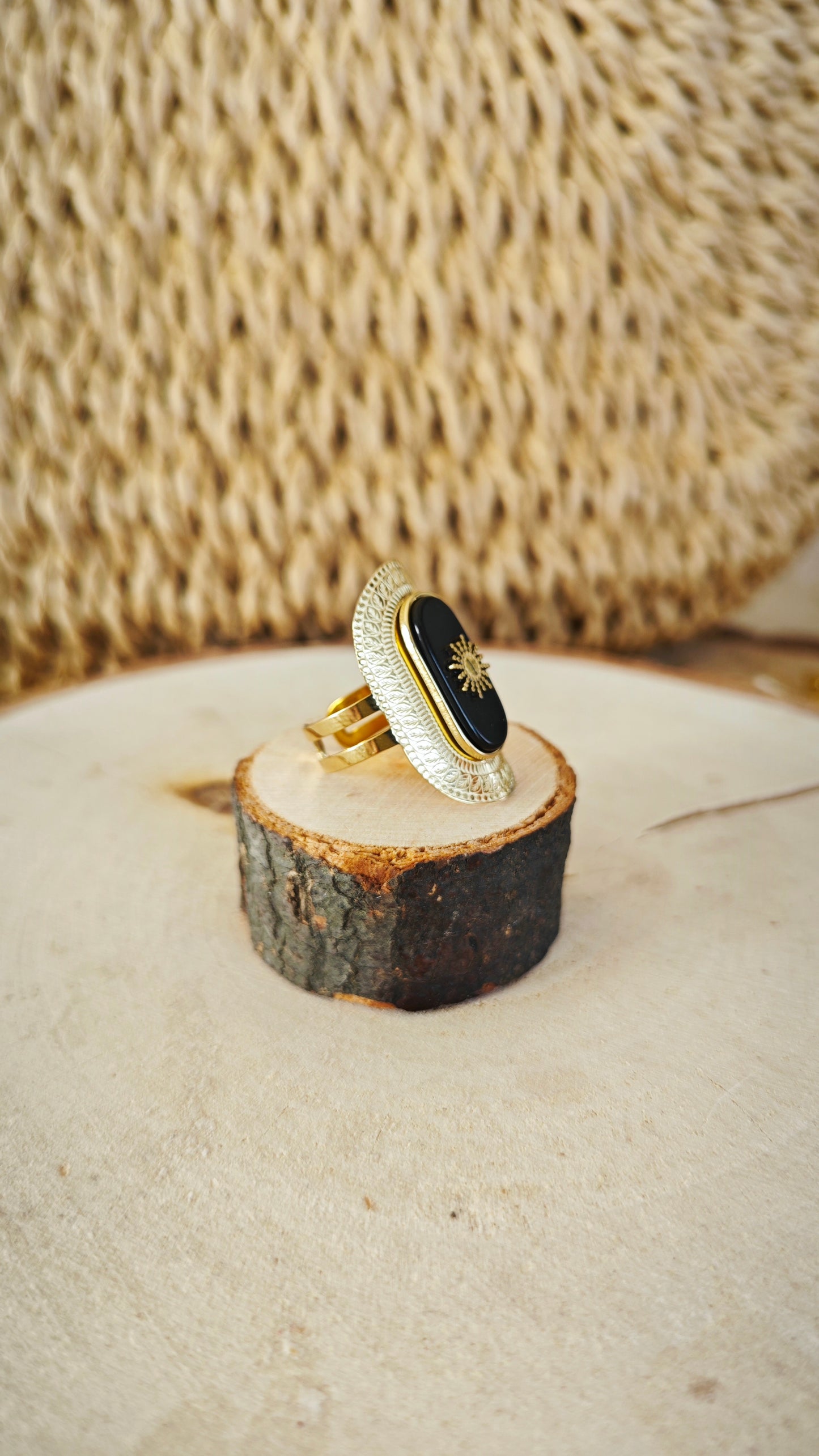 Bague Giulia Noir