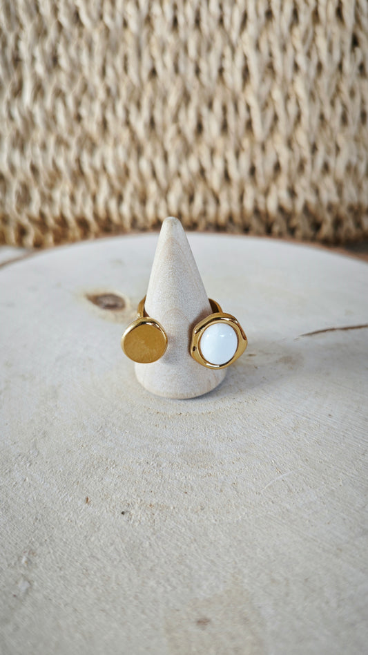 Bague Emma blanche